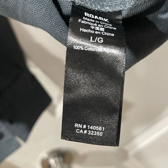 Roark The Artifacts of Adv. Embroidered Shirt Jacket Size L 100% Cottonn Flawed - Picture 8 of 10